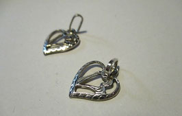 Sterling silver "heart 13"pendant