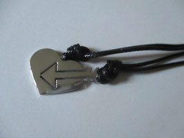 Divisible pendants pierced heart