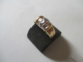 Bi-color ring gold 14