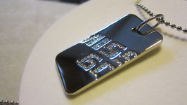 Steel pendant Miss Sixty