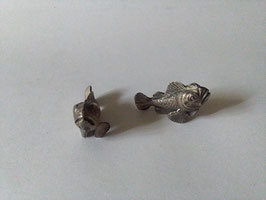 Mini carps in sterling silver