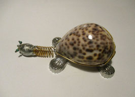 Turtle in copper silver plated and gold plated