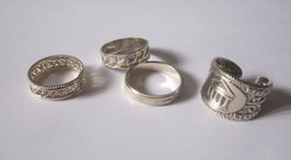 Sterling Silver 925 rings various shape