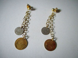 Gold earrings pendants pounds