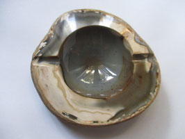 Ashtray in raw agate  10cm