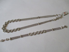 Sterling silver 925 bracelet or necklace with zircons