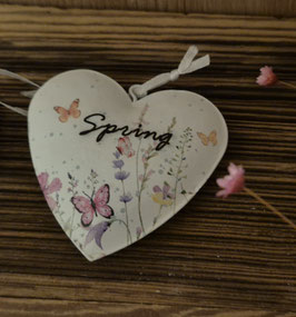Metall- Herz Springtime 2Sorten art.4761