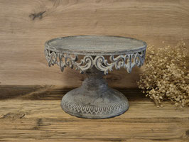 Teller mit Standfuss braun Art. 6469