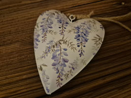 Herz Wisteria 9x11cm  Art. 6665