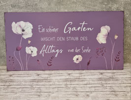 Gartenschild violett Art.4360