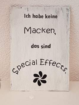 Holzschild" special Effect"