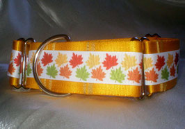 Autumn leaves-sonnengelb, Martingale 4 cm