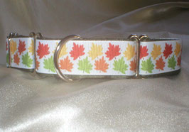 Autumn leaves-oliv, Martingale 2,5 cm