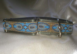 Blue-peacock-olivgrün, Martingale 4 cm