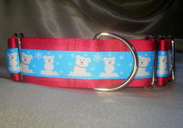 Little Icebears-rot, Martingale 4 cm