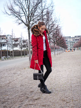 Amelie-Jacke in Rot Lang