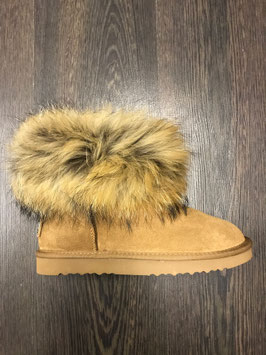 Fur Boots Beige - Natur