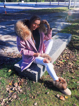 Cord Parka Rosa