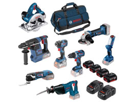 BOSCH BLAUW PROFESSIONAL COMBISET 18V 5.0AH IN TAS