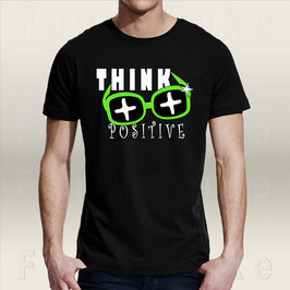 Fancyduke T-Shirt Design Think Positive