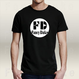T-Shirt Fancyduke Design Black & White Moon