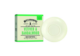 VETIVER & SANDALWOOD Rasierseife Nachfüllung 100g