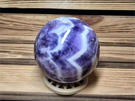 Chevron Amethyst Kugel 412g #888