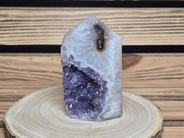 Amethyst Turm mit Druse 310g #0150