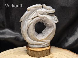 Achat Drache mit Druse 220g #0351