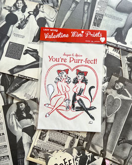 Valentine mini print set
