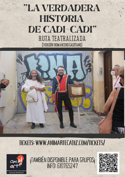 SÁBADO 2 DE ABRIL. Ruta teatralizada "La verdadera historia de Cadi-Cadi" - 2022  11:00 H.
