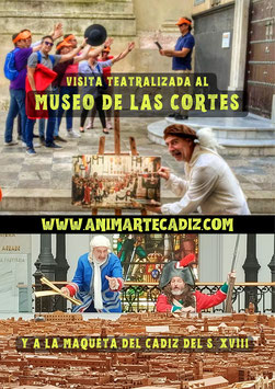 MIÉRCOLES 24 DE AGOSTO 2022-10:30 H.  Visita teatralizada al Museo de las Cortes