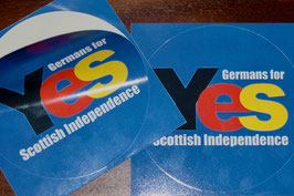 YES Aufkleber / YES Sticker Germans for Indy