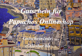 Gutschein für Papuchos Onlineshop