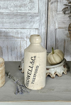 RAR: Antike Steingut Flasche Bidwell & Co. Brauerei