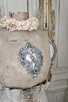 Shabby: Antikes Votivherz / Flammendes Herz