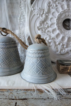 Shabby: Dekorative Zink Weihnachtsglocke
