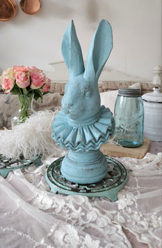 Shabby: Zauberhafte große Hasenbüste Barock