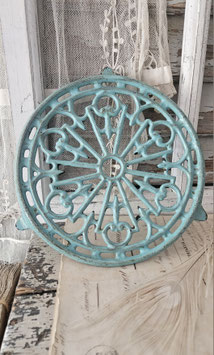Sooo shabby: Alter französischer Topfuntersetzer