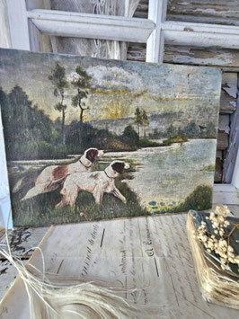 Shabby: Zauberhaftes antikes Ölgemälde / Stillleben