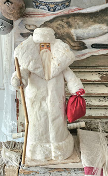 Alte Wattefigur Weihnachtsmann / Väterchen Frost