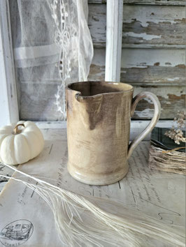 Shabby: Antike Schokokanne Keramik Petrus Regout