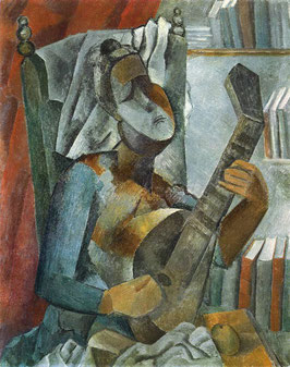 Woman Playing the Mandolin