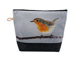 kleine Kulturtasche Rotkehlchen