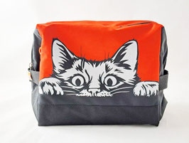 *Design-Edition* Große Kulturtasche Katzenliebe