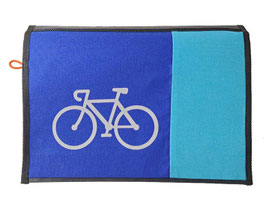 *Reflektor*  Wechselklappe Rad auf Royalblau mit Türkis