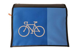 *Reflektor* Wechselklappe Rad auf Blau