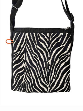 kleine Umhängetasche Zebra Print