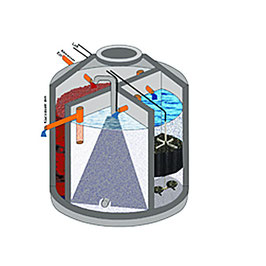 Belüftetes Festbett AQUATOP 4 EW