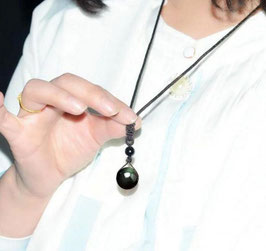 lot de 13 pendentifs  obsidienne œil céleste